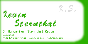 kevin sternthal business card